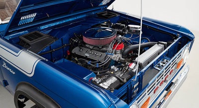 Classic Ford Bronco engine bay