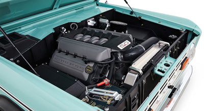 Classic Ford Bronco engine bay