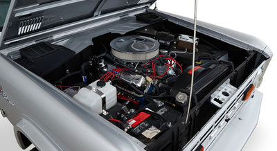 Classic Ford Bronco engine bay