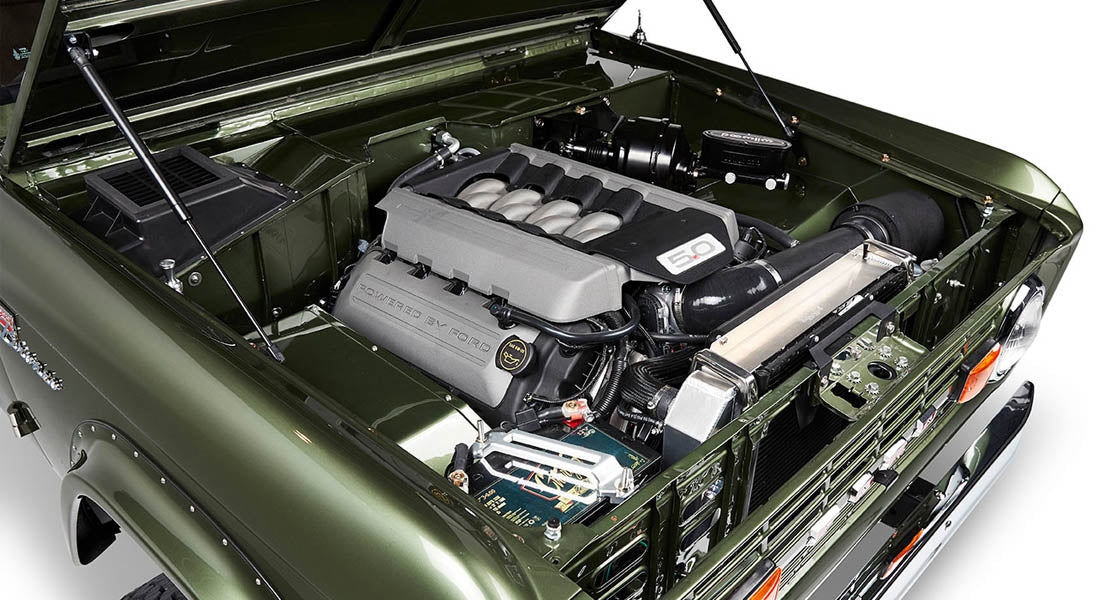 Vintage Bronco Coyote engine swap