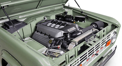 Classic Ford Bronco engine bay