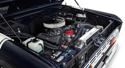 Classic Ford Bronco engine bay