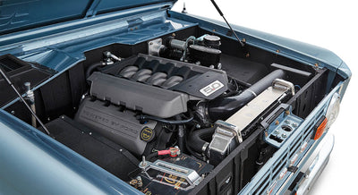 Classic Ford Bronco engine bay