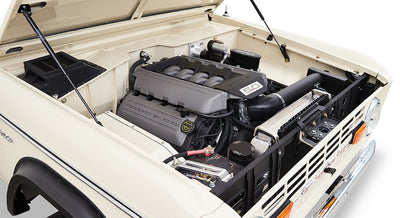 Classic Ford Bronco engine bay