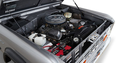 Classic Ford Bronco engine bay