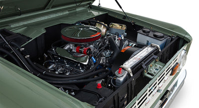 Classic Ford Bronco engine bay