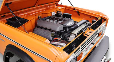Classic Ford Bronco engine bay