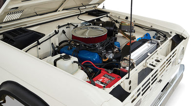 Classic Ford Bronco engine bay