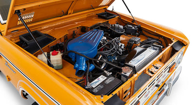 Classic Ford Bronco engine bay