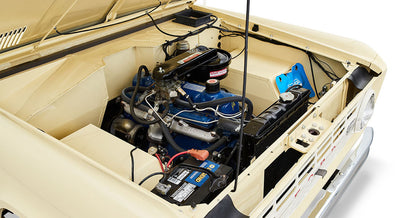 Classic Ford Bronco engine bay