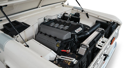 Classic Ford Bronco engine bay