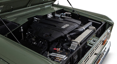 Classic Ford Bronco engine bay