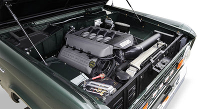 Classic Ford Bronco engine bay