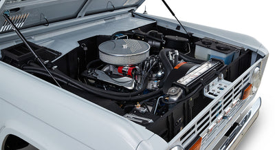Classic Ford Bronco engine bay