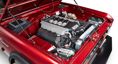 Classic Ford Bronco engine bay