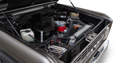 Classic Ford Bronco engine bay