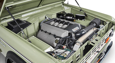 Classic Ford Bronco engine bay