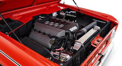 Classic Ford Bronco engine bay