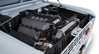 Classic Ford Bronco engine bay