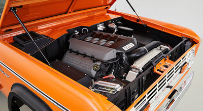 Classic Ford Bronco engine bay