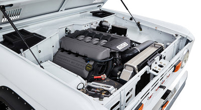 Classic Ford Bronco engine bay