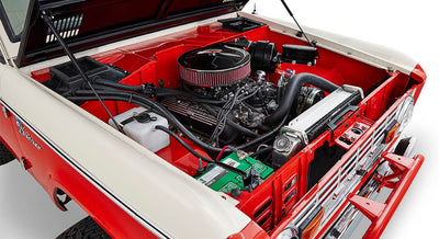 Classic Ford Bronco engine bay