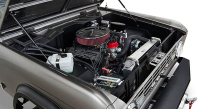 Classic Ford Bronco engine bay