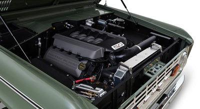 Classic Ford Bronco engine bay