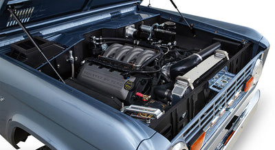 Classic Ford Bronco engine bay