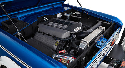 Classic Ford Bronco engine bay