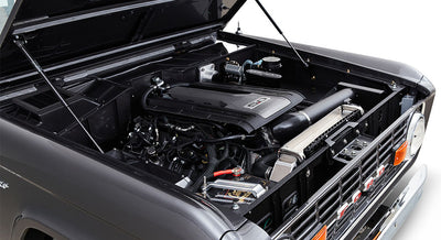 Classic Ford Bronco engine bay
