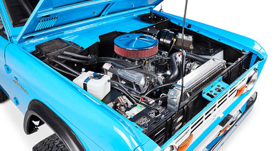 Classic Ford Bronco engine bay
