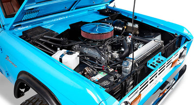 Classic Ford Bronco engine bay