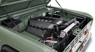 Classic Ford Bronco engine bay