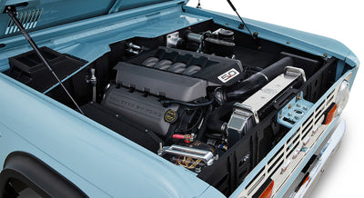 Classic Ford Bronco engine bay