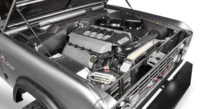 Classic Ford Bronco engine bay