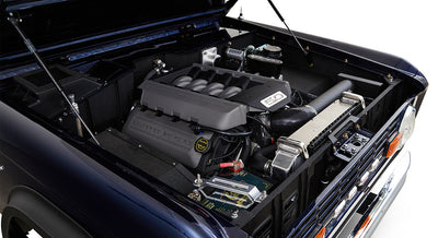 Classic Ford Bronco engine bay