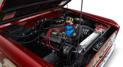 Classic Ford Bronco engine bay