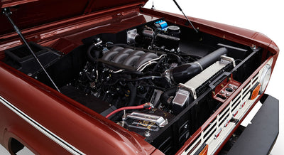 Classic Ford Bronco engine bay