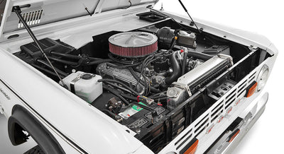 Classic Ford Bronco engine bay