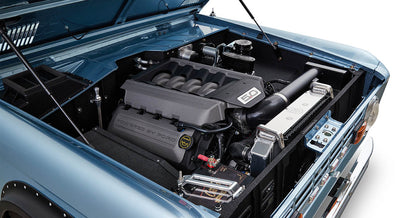 Classic Ford Bronco engine bay