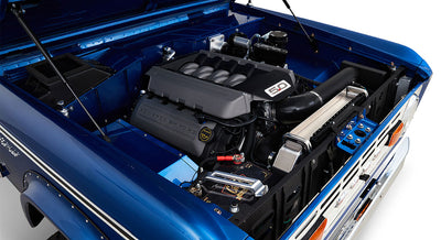 Classic Ford Bronco engine bay