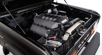 Classic Ford Bronco engine bay
