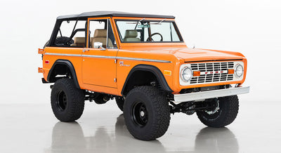 Classic Ford Bronco front passenger-side view