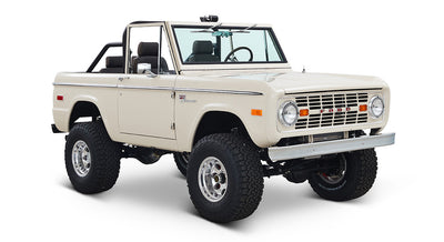 Classic Ford Bronco front passenger-side view