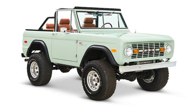 Classic Ford Bronco front passenger-side view