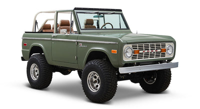 Classic Ford Bronco front passenger-side view