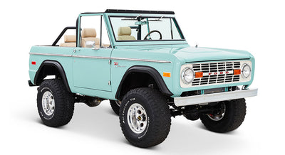 Classic Ford Bronco front passenger-side view