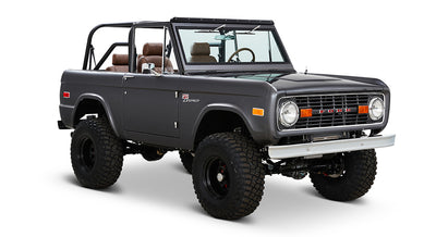 Classic Ford Bronco front passenger-side view