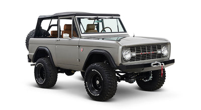 Classic Ford Bronco front passenger-side view